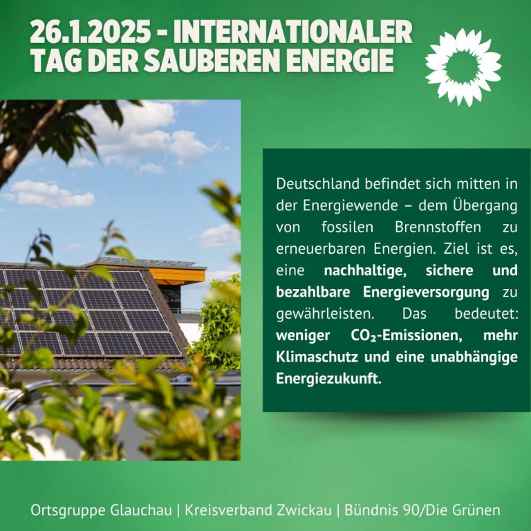 Internationaler Tag der sauberen Energie